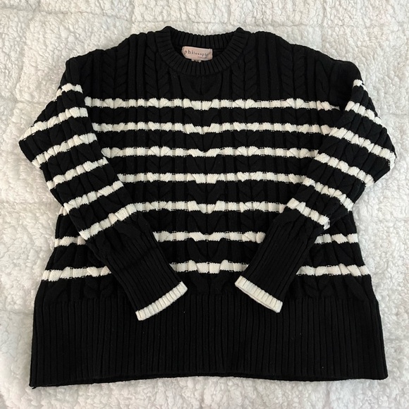 Philosophy striped sweater - Picture 1 of 5